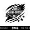 harley davidson star svg cricut