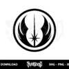 jedi order symbol svg star wars svg