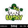 lucky hello kitty svg clipart