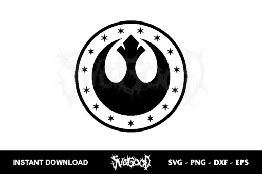 new republic symbol svg star wars svg