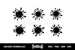 Paint Splatter SVG Bundle