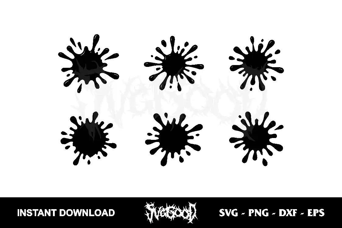 Paint Splatter SVG Bundle 1 Paint Splatter SVG Bundle