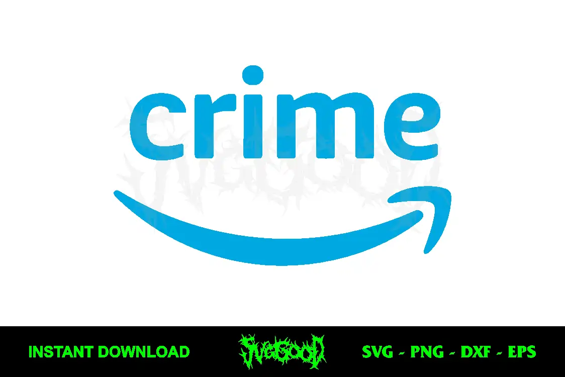Amazon Prime Crime Logo SVG Cricut 1 Amazon Prime Crime Logo SVG Cricut