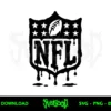 NFL vector logo drip svg free