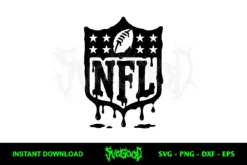 NFL Vector Logo Drip SVG Free