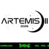 Artemis II 2026 Moon Mission SVG 2 artemis II 2026 moon mission svg