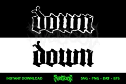 down band logo svg png dxf eps