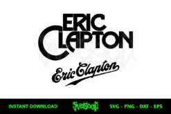 eric clapton logo svg png dxf eps
