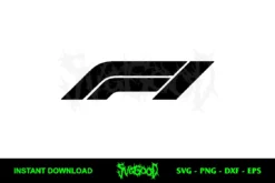 formula 1 logo svg cut file free
