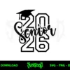 senior 2026 svg free