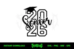 senior 2026 svg free
