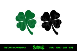 Shamrock Vector SVG Free Cut File