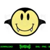 dracula smiley svg png clipart