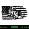 Semi Trucks American Flag SVG Cricut 2 semi truck american flag svg cricut