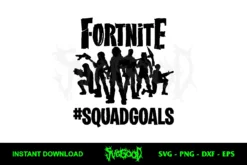 Fortnite Squadgoals SVG Free Cut File