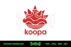 Koopa Bowser Shell SVG Cricut