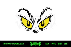 Grinch Eyes SVG Free