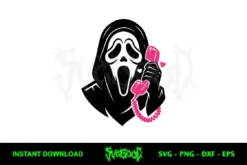GhostFace Love Call SVG Free