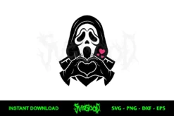 scream love gesture svg free