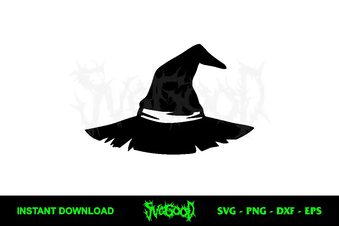Witch Hat SVG Free 1 witch hat vector svg free