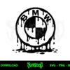 BMW Logo Drip SVG Free