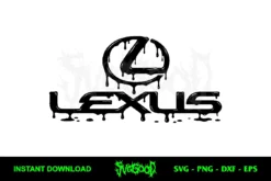 Lexus Drip Logo SVG Free
