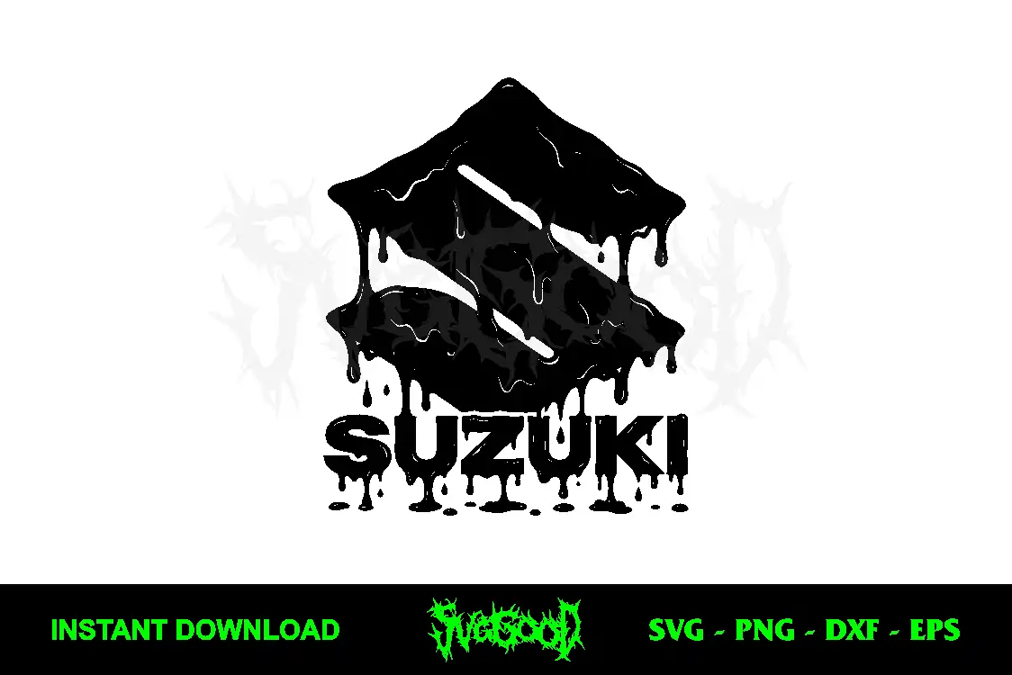 Suzuki Logo Drip SVG Free 1 suzuki logo drip svg free