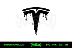 tesla logo drip svg free